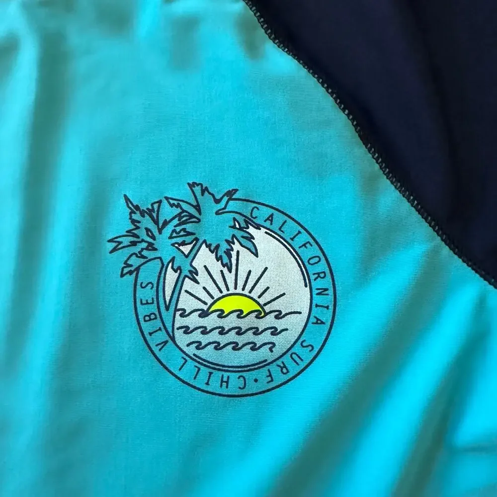 Crazy 8 rash guard swim top